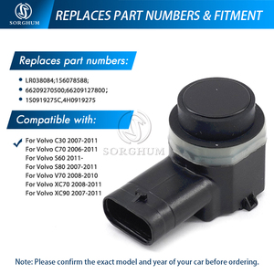 Sorgho 31341637 31341344 PDC Capteur d'aide au stationnement Capteur PDC pour <span class=keywords><strong>Volvo</strong></span> <span class=keywords><strong>C30</strong></span> C70 XC70 XC90 S60 S80 V70 - Product Image 2