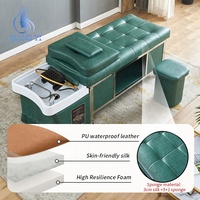2025 Massage électrique shampooing chaise lit et bol cheveux lavage chaise Salon chaise meubles