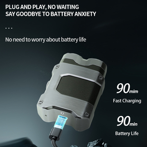 Rasoir électrique pour <span class=keywords><strong>homme</strong></span> KEMEI Km-T300, 600 mAh, 3000 tr/min, double lame, étanche IPX6, design robot cool, mini-<span class=keywords><strong>tondeuse</strong></span> à <span class=keywords><strong>barbe</strong></span>, vente en gros, CE - Product Image 6