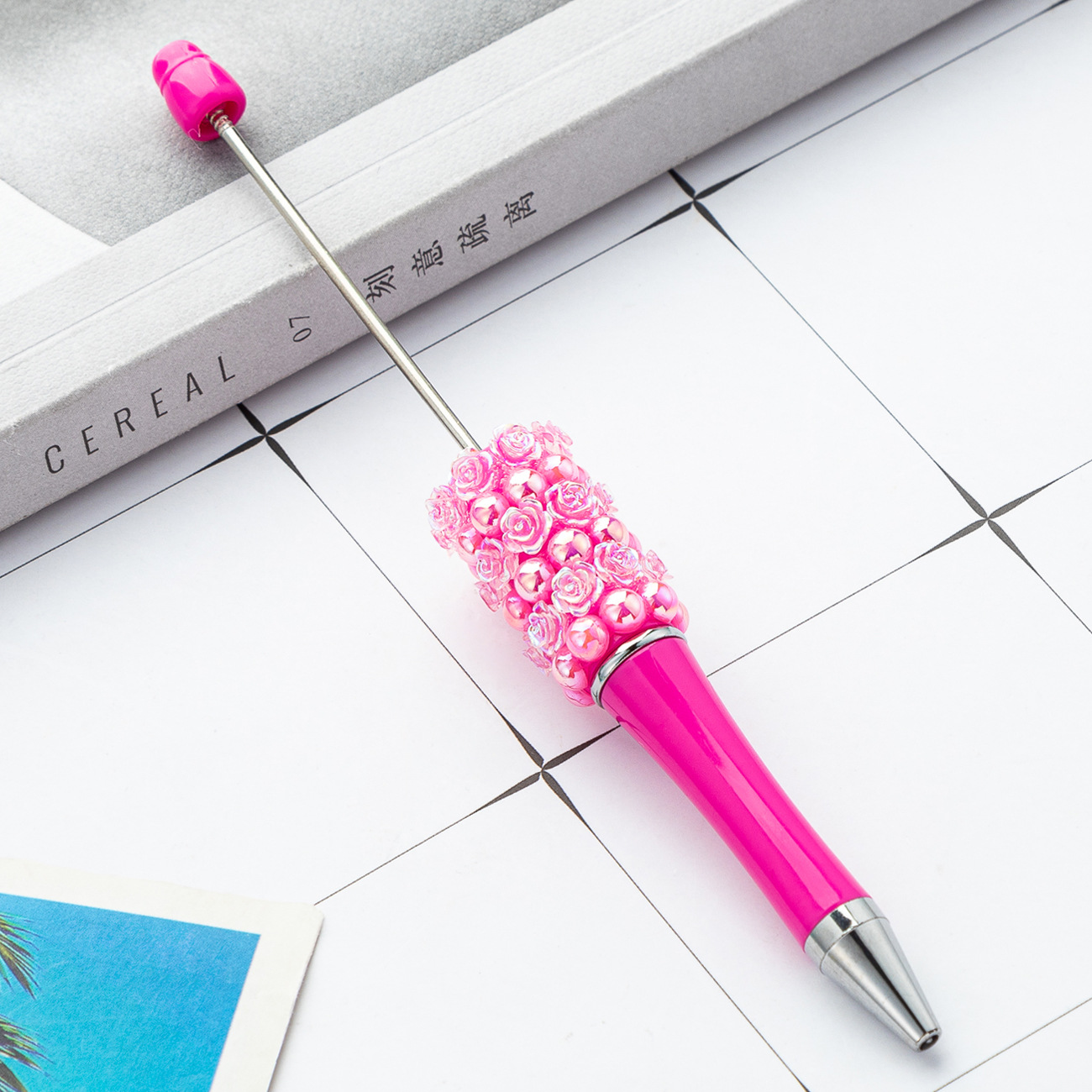 ลูกกวาดสีแดงกุหลาบ