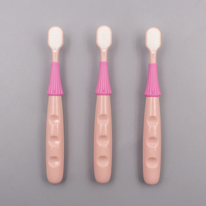 Children Toothbrush Soft Silicone Bristles With Tongue <b>Scraper</b> For Sensitive Kids Home Use - Product Image 2