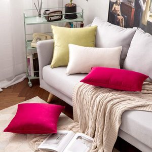 Federe del divano decorazioni per la casa <span class=keywords><strong>con</strong></span> struttura a <span class=keywords><strong>bordo</strong></span> fodere per cuscini in velluto <span class=keywords><strong>con</strong></span> strisce arrotolate - Product Image 3