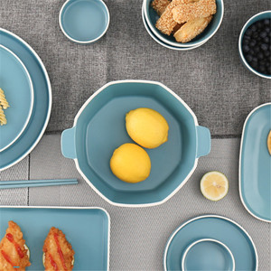 Penjualan langsung pabrik Tiongkok desain Eropa set porselen keramik kustom peralatan makan dapur aman untuk mesin pencuci piring jumlah besar - Product Image 2