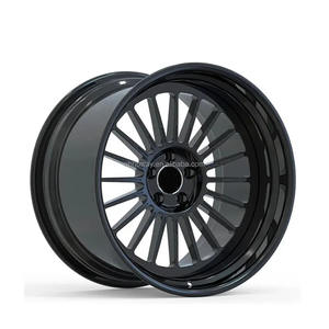 Jante <span class=keywords><strong>de</strong></span> voiture en aluminium forgé personnalisée Jante monobloc <span class=keywords><strong>de</strong></span> 18 à 22 pouces 1 pièce en alliage T6061 T6 état neuf avec goujons <span class=keywords><strong>de</strong></span> <span class=keywords><strong>roue</strong></span> <span class=keywords><strong>de</strong></span> 30 à 35mm - Product Image 2