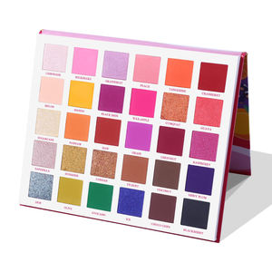 Ucanbe – palette d'ombres à paupières, 30 nuances, marque privée, mini, mignon, personnalisé, petit, carré, en fer blanc - Product Image 4