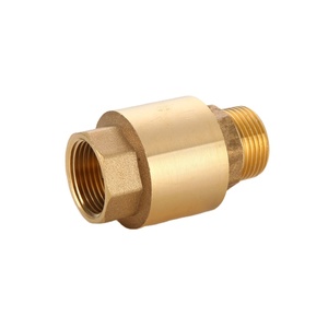 <span class=keywords><strong>Clapet</strong></span> <span class=keywords><strong>anti</strong></span>-<span class=keywords><strong>retour</strong></span> vertical en laiton à ressort, filetage interne et externe, 1/2-4 pouces, prix usine - Product Image 5