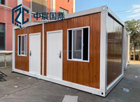 Villa mobile préfabriquée Zhongchen extensible de 20 pieds ou 40 pieds avec salle de bain complète, 2 ou 3 chambres, pour les États-Unis et le Canada