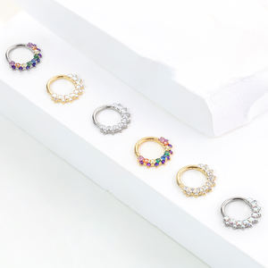 ASTM F136 Titanium thời trang piercing đồ trang sức chất lượng cao vách ngăn piercing đồ trang sức Titanium daith mũi vách ngăn Vòng đồ trang sức cơ thể - Product Image 5