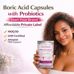 Supositorios Vaginales de Ácido Bórico Femeninos OEM, Marca Privada, Insertos para Equilibrio Íntimo, Suministro de Fábrica GMP, Soporte FBA, Yoni Pop - Product Image 6