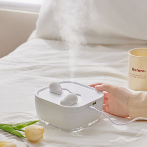2023 Usb Glacier humidificateur veilleuse diffuseur d'arôme LED maison intelligente humidificateur d'air de bureau - Product Image 4