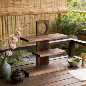 Organizzatore a 3 livelli in bambù <span class=keywords><strong>per</strong></span> caffè e spezie, scaffale da appoggio <span class=keywords><strong>per</strong></span> <span class=keywords><strong>cucina</strong></span>, bar, ufficio, dormitorio - Product Image 3