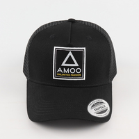 Casquette Trucker OEM en Gros de Haute Qualité, 5 Panneaux, avec Patch Tissé, en Maille, en Coton Respirant, Courbée, Structurée, Réglable, Tendance, pour la Plage