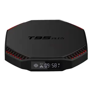 Dispositivo de TV inteligente T95PLUS 12,0, decodificador con Android 12,0, cuatro núcleos, 4GB, 8GB de RAM, 32GB, 64GB, 128GB, Wifi Dual, 6K vídeo en HD, novedad