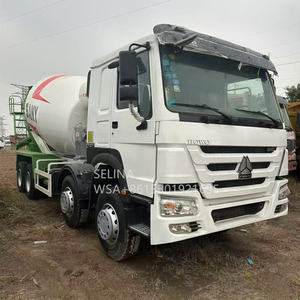 รถผสมปูนซีเมนต์มือสอง Sanys ขนาด 12 ลูกบาศก์เมตร พร้อมเครื่องยนต์และมอเตอร์รวมอยู่ในชุดอุปกรณ์หลักสำหรับขาย ผลิตภัณฑ์เครื่องผสมคอนกรีต - Product Image 3