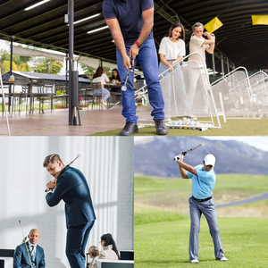 Entrenador de <span class=keywords><strong>Tempo</strong></span> de Swing de Golf al por Mayor con Varilla Telescópica, Cabeza de Bola, Agarre Ergonómico y Guía de Marcas en V, Personalizable OEM - Product Image 6