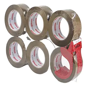 Nastro per pacchi super resistente a basso rumore 48 mm x 66 m nastro adesivo trasparente nastro marrone per pacchetti