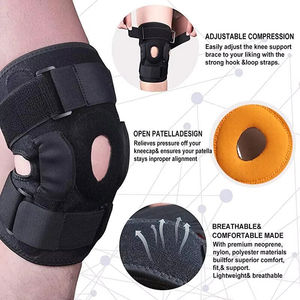 Preço de fábrica Joelheira Brace com Estabilizadores Laterais Joelho Suporte Esporte Joelheira Tendão Patelar <span class=keywords><strong>Joint</strong></span> Pain Relief Menisco Lágrimas - Product Image 2