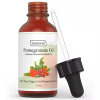 Huile de pépins de grenade naturelle pressée à froid de marque privée 100% pour le visage, la peau, les soins capillaires, le cuir chevelu et le massage du corps