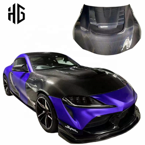 Capot moteur en fibre de carbone de qualité supérieure, style VRS, pour <span class=keywords><strong>Toyota</strong></span> <span class=keywords><strong>Supra</strong></span> MK5 A90 A91, mise <span class=keywords><strong>à</strong></span> niveau, capot en carbone style VRS - Product Image 1