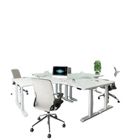 Cadre de bureau debout électrique réglable en hauteur de style moderne pour mobilier de bureau commercial