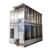 Condensateur évaporatif industriel certifié CTI modèle ZHX-1100, capacité de 1050 kW pour système de refroidissement par réfrigération à l'ammoniac et au fréon