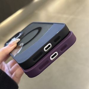 Trong Suốt Matte Mềm <span class=keywords><strong>TPU</strong></span> Cứng <span class=keywords><strong>PC</strong></span> Điện Thoại Di Động Trường Hợp Với Từ <span class=keywords><strong>CAE</strong></span> Cho Iphone 16 Pro Max 16 Cộng Với 15 14 13 Pro - Product Image 4