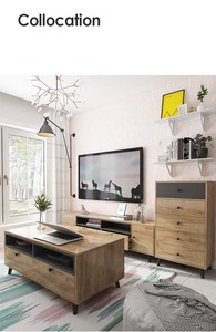 Meuble de chambre <span class=keywords><strong>à</strong></span> coucher : <span class=keywords><strong>Commode</strong></span> haute moderne <span class=keywords><strong>blanche</strong></span> en noyer, design contemporain, pour la maison - Product Image 3