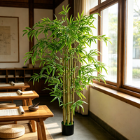Immergrüne Dekorationsartikel Künstlicher Bambusbaum Plastik Kunstpflanze Bonsai-Topf Event-Feiertagsdekoration Hochzeitsdekoration Weihnachtsgeschenke
