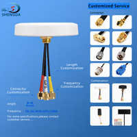 Antenne blanche 3 en 1, antenne combinée GPS 4G 5G WiFi omnidirectionnelle, étanche, montage par vis, antenne SMA pour projets OEM
