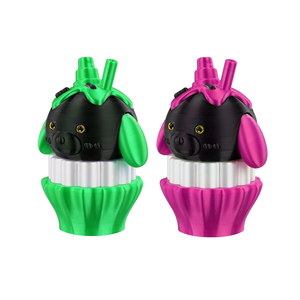 Meilleures ventes : Broyeur à herbes 3D en forme de chien mignon, broyeur d'épices sèches en plastique à 3 couches, 91 mm, avec tiroir - Product Image 4