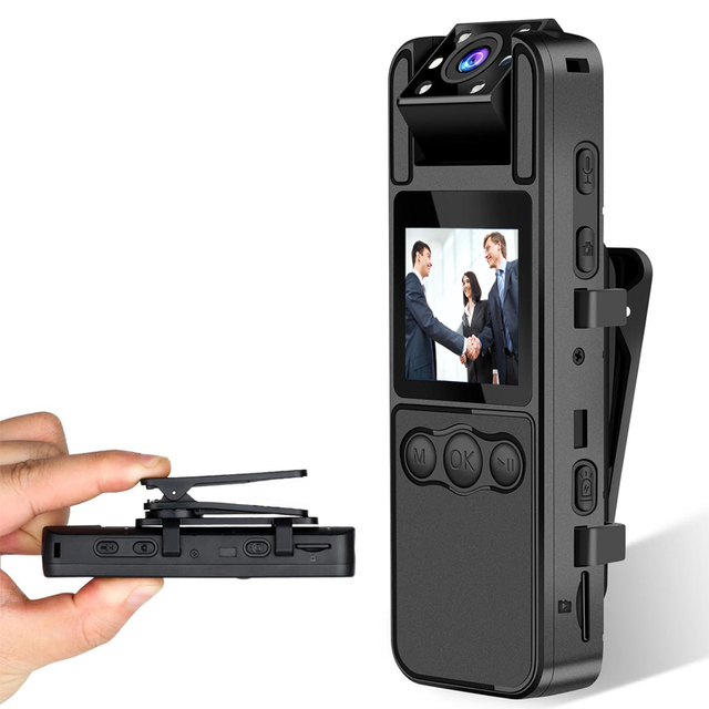 Portable Digital Video Recorder Security Body Camera Wifi Body Worn Camcorder Audio Video Recording Nightshot Night Vision
