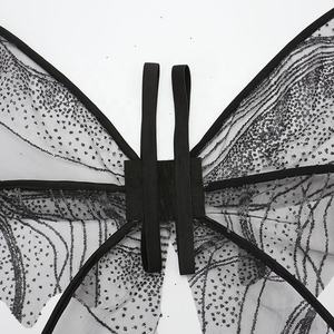 Black Fairy Wings COS <b>Dress</b> up Angel Wings Black Fairy Wand Headband for Sale Children Party Decorations <b>Dress</b> - Product Image 3