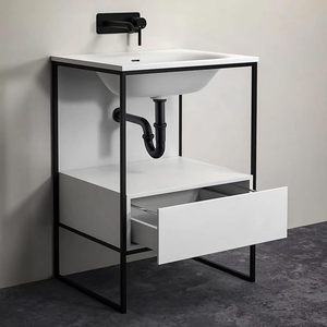 Kit di Scarico per <span class=keywords><strong>Lavandino</strong></span> <span class=keywords><strong>con</strong></span> <span class=keywords><strong>Sifone</strong></span> <span class=keywords><strong>a</strong></span> P da 1-1/4\", Altezza Regolabile, Moderno e Durevole in Acciaio Inox <span class=keywords><strong>con</strong></span> Finitura Opaca - Product Image 6