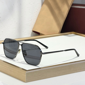Gafas de sol de aviador Stellar para hombre, metálicas, con doble puente, polarizadas, protección UV400 para conducir - Product Image 3