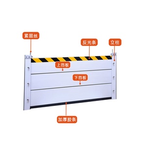 Barrière anti-inondation en alliage d'aluminium à installation rapide, système de barrage imperméable détachable, barrière anti-inondation d'urgence personnalisable. - Product Image 2