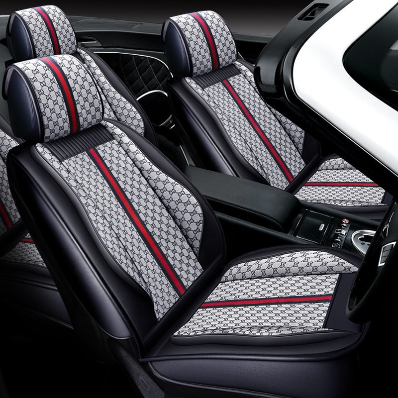 Car Seat Cushion Leather Full Set