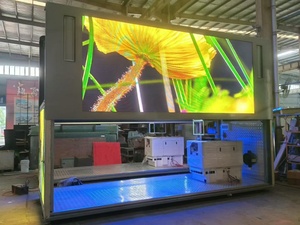 Caja de carrocería de camión LED de alto rendimiento para exteriores, pantalla LED móvil P4 a todo color, estructura de caja de camión - Product Image 5
