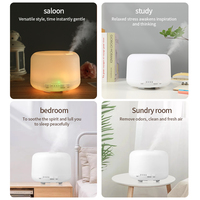 Humidificateur rond coloré à Air domestique 500ml, veilleuse Usb, humidificateur de bureau personnel, petit Mini diffuseur d'arôme