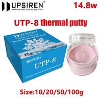 UTP-8 populaire Putty thermique 14.8W / mK remplissage d'écart de pâte thermique non conductrice pour la réparation de CPU / GPU