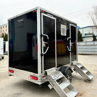 Remorque de toilette portable de luxe GoEasy Vente à chaud Toilettes publiques en panneau sandwich de haute qualité