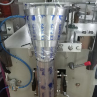 Automatic Vertical 5g 10g Brown Sugar Pouch Wrapping Film Packing Machine with Capping & Labeling for Food Granules