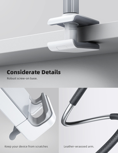 Support de <span class=keywords><strong>tablette</strong></span> flexible Lamicall LS02 pour tête de lit, support de <span class=keywords><strong>tablette</strong></span> pour bras paresseux, support de téléphone mains libres pour <span class=keywords><strong>tablette</strong></span> de 4 à 13 pouces - Product Image 6