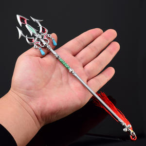 De Legende Van <span class=keywords><strong>Zelda</strong></span> Link 'S Lichtschaal & Ceremoniële Drietand 22Cm Metalen Model-Bureau Decor Kids Cadeau Tas Charme Groothandel - Product Image 1