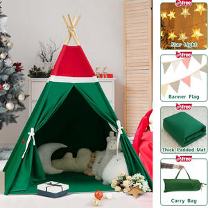 Tente de jeu pour enfants en polyester doux pour filles, petite tente de jeu pour dormir, tente <span class=keywords><strong>tipi</strong></span> pour les jeux d'enfants, vente en gros pour Noël - Product Image 3