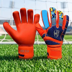 Gants de gardien de but de football professionnels de nouvelle conception avec latex allemand, confortables et respirants - Product Image 4
