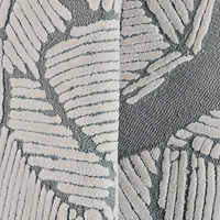 Tapis d'appoint en laine et lin abstrait, texturé en relief, en fil spécial, écologique, anti-poussière, extra épais pour salon et chambre à coucher