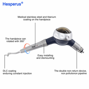 Apparecchiature odontoiatriche per sistema di lucidatura ad aria intraorale per clinica a getto di profilassi a 4 fori lucidatrice per igiene orale antiaspirazione - Product Image 3