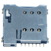 Carte Micro SIM 6 + 1P Push Push Type Connecteur
