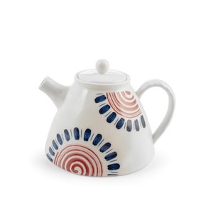Boho Teapot In Decorated Porcelain 1075Cc For Tea Serving - Product Image 1
