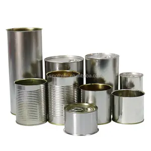 400g 425g 500g Empty Food Grade Metal Container Tin Cans Wholesale Price Packaging for Meat Oil Fish Sauce Beans Paste Canning